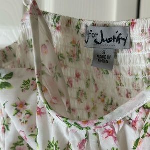 layered sundress with tie on the side